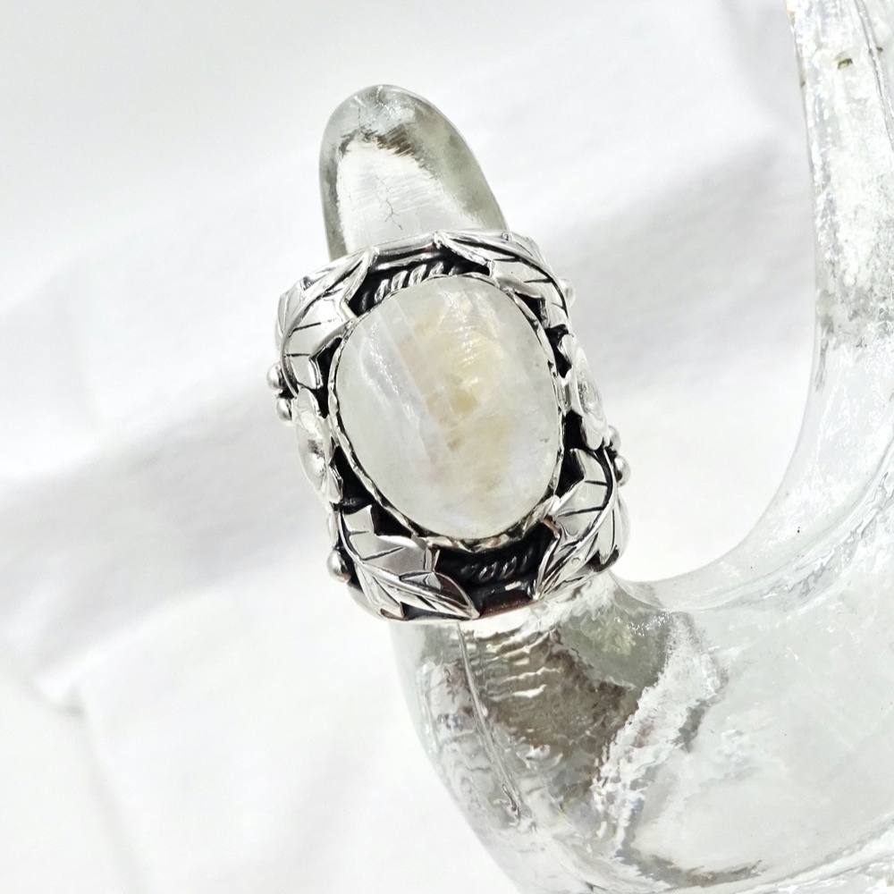 ARYA STERLING SILVER RING Angel Aura Opal Quartz